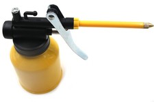 Professional 250ML/8 oz Metal High Pressure Feed Oil Spray 8.5 Ounces, Yellow 