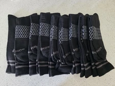 Bombas Socks Men Crew Size  EXTRA LARGE (Men Size 11-15) 9 Pairs