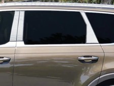 PILLAR POST TRIM 6 Pieces Stainless Steel Chrome for Telluride 2020-2025 PP70851