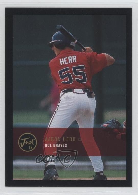 2000 Just Minors Justifiable Black 25/50 Aaron Herr #246 0b5