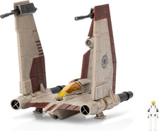 Star Wars Micro Galaxy Squadron V-19 Torrent Starfighter - 5-Inch Vehicle with F