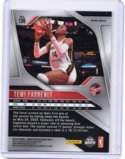 2024 Panini Prizm WNBA - Temi Fagbenle #136 Blue Velocity Prizm