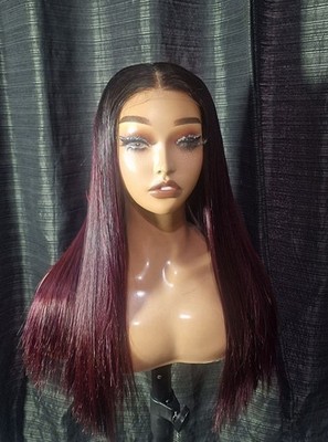 Echthaarperücke 20 Zoll Lace Closure