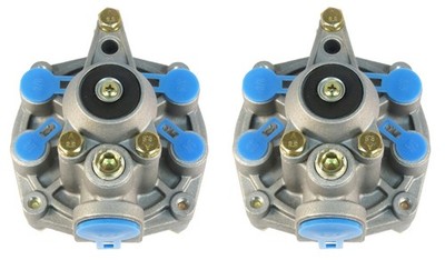 Set of 2 RE-6 Emergency Relay Valve Dual function Replaces Bendix Haldex 281865