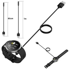 USB Charging Dock 60/100cm Cable for YAMAY SW022/Ticwatch GTX/CXB01/Imilab kw66