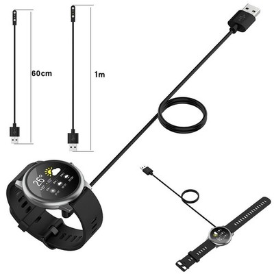 USB Charging Dock 60/100cm Cable for YAMAY SW022/Ticwatch GTX/CXB01/Imilab kw66