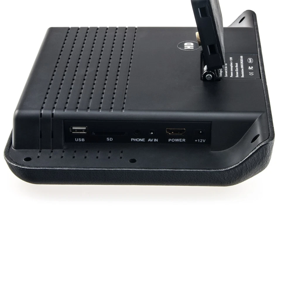 9 Zoll TFT Monitor Car DVD USB SD Kopfstützen 16:9 IR FM Transmitter beige - Bild 4 von 4