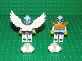 Lot of 2 LEGO Legends of Chima Eris + Ewar Minifigures 70009 TT56