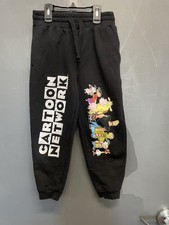 Kids Cartoon Network Logo  Characters Jogger Sweatpants Size Medium 8 
