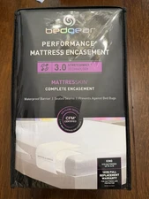 Bedgear Performance Mattress Encasement/Matressskin King 3.0 White  NRFB c.2018