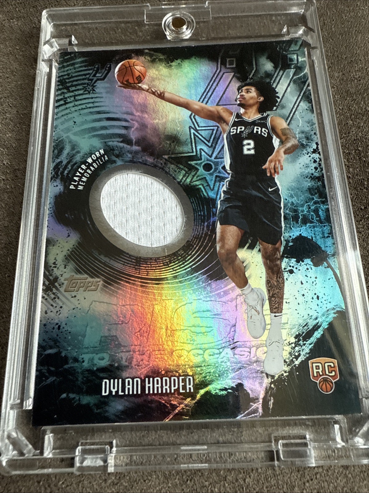 2025-26 Topps - Rise to the Occasion Relics Dylan Harper #RTO-DH (MEM, RC)