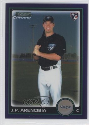 2010 Bowman Draft Chrome Purple Refractor JP Arencibia #BDP103 5v0