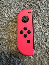Nintendo Switch L Joy-Con Controller neon pink OEM Official Genuine splatoon