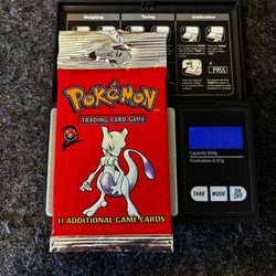 Pokemon Base Set 2 Booster Pack - Mewtwo Art (Long Crimp)