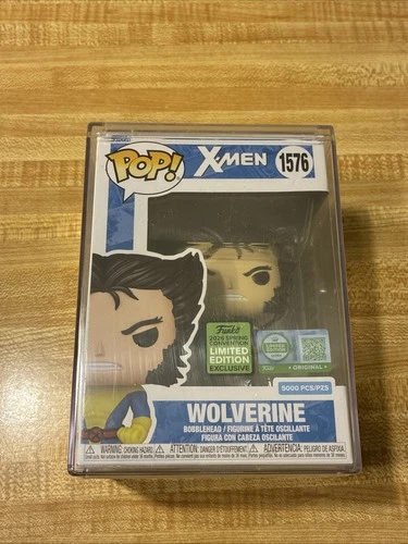 Funko Pop! Wolverine (Classic Unmasked) #1576 w/ Protector LE 5000 ECCC