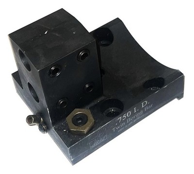 HAAS .750 I.D. TWIN BORING BAR TURRET TOOL BLOCK NEW