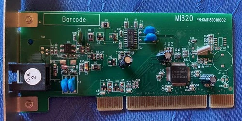 Modem PCI analog MI820 SL1900 SmartLink KM1180010002 1 für den PCI-Steckplatz