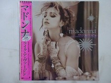 Madonna Like A Virgin & Other Big Hits! Sire P-6206 Japan Shrink VINYL LP OBI