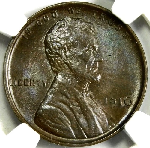 🤎❤️‍🔥🟤🌈🤎😎NGC MS65 BN 1910 LINCOLN HEAD CENT