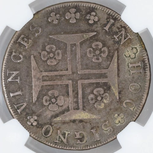 1795 Portugal Queen Maria I AR Silver 400 Reis - NGC VF35