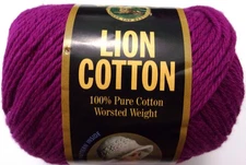 Lion Brand - Lion Cotton Yarn (Assorted Colors) Sold Per Yarn