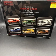 Entrust Collecting Crystal Clear 6 Display Cases for T/54 Diecast Scale Cars