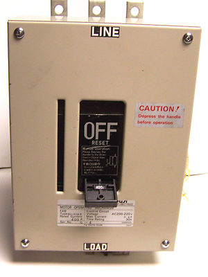 Fuji Electric Breaker BU-KSBM 400A w/ Shunt Trip and Auxillary