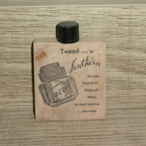 Antique/Vintage Tweed by Lentheric Mini Advertising Sample Bottle 1930