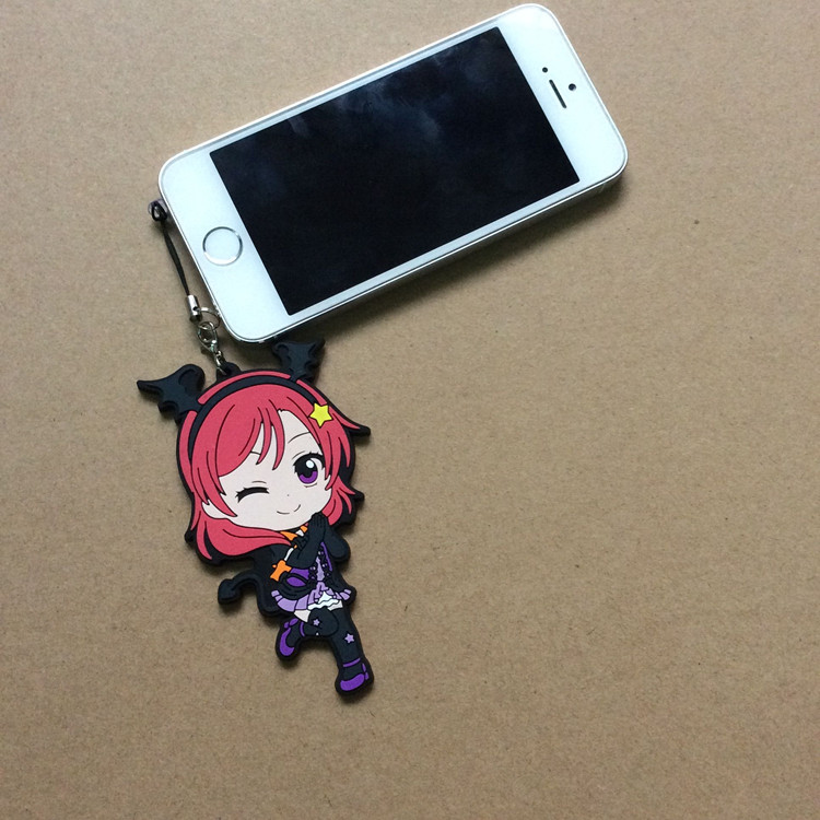 Love Live! Lovelive Anime Rubber Strap Phone Charm Keychain Nico