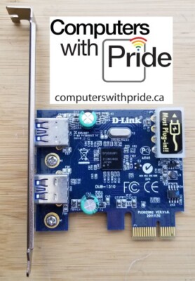 D-Link DUB-1310 2 Port USB 3.0 PCI Express