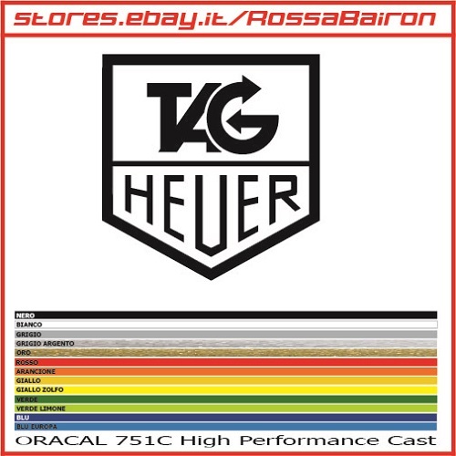 1 Autocollant Etiquette Heuer 2 mm.50x51 - Stickers - Imagen 1 de 1