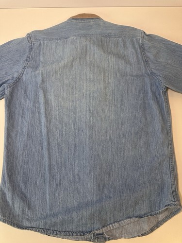 Vintage Banana Republic Corduroy Collar Shirt Mill Valley Size L Made In USA - Picture 8 of 8