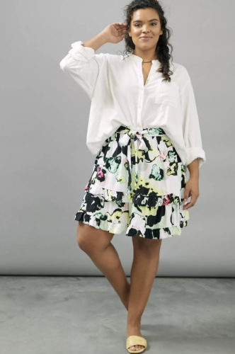 *SALE* Anthropologie x Peter Som Persephone Mini Skirt 3X approx UK 24 RRP £120! - Picture 1 of 6
