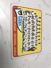 1965 Topps Baseball # 91 Cubs Team