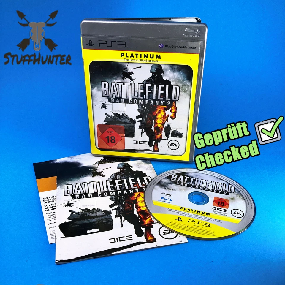 Battlefield Bad Company 2 [Platinum] - PS3 - Geprüft - USK18 * Gut - Bild 1 von 1