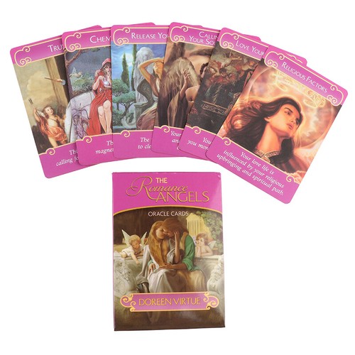 New Romance Angels Oracle Cards Tarot Cards Party Prophecy Divination Board G S5 【超特価sale開催】 THE Romance ANGELS ORACLCARD その他