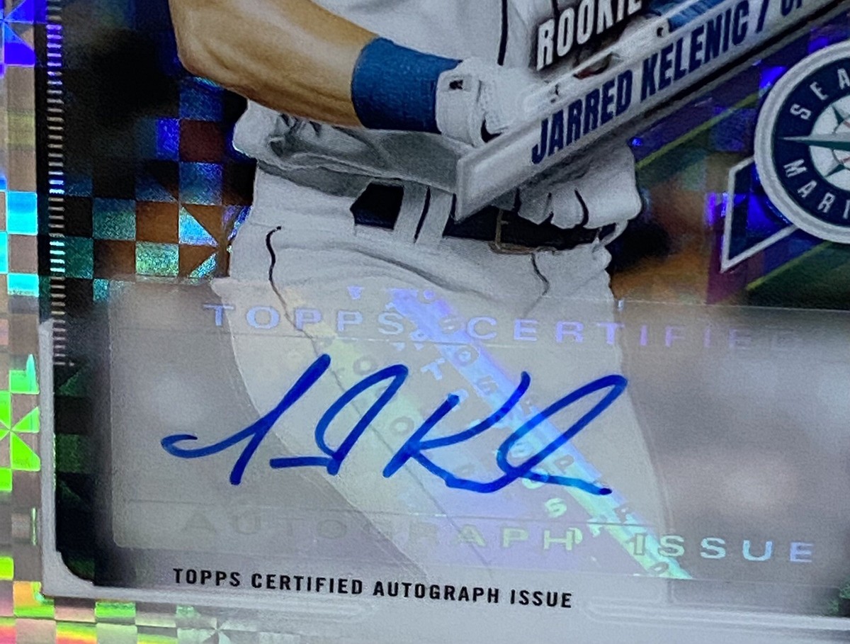 その他 2021 topps chrome update jarred kelenic 2021 Topps Chrome Update Jarred Kelenic X-Fractor RC Auto