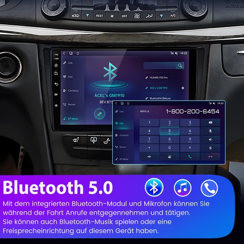 DAB+ Für Mercedes E-Klasse W211 W219 Android 13 Autoradio GPS NAV 4G FM Carpaly - Afbeelding 8 van 13