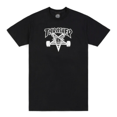T-Shirt Thrasher Magazin Skate Ziege schwarz