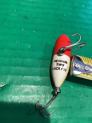 Vintage Heddon Tiny Lucky #13 TopWater Plastic 1-3/4