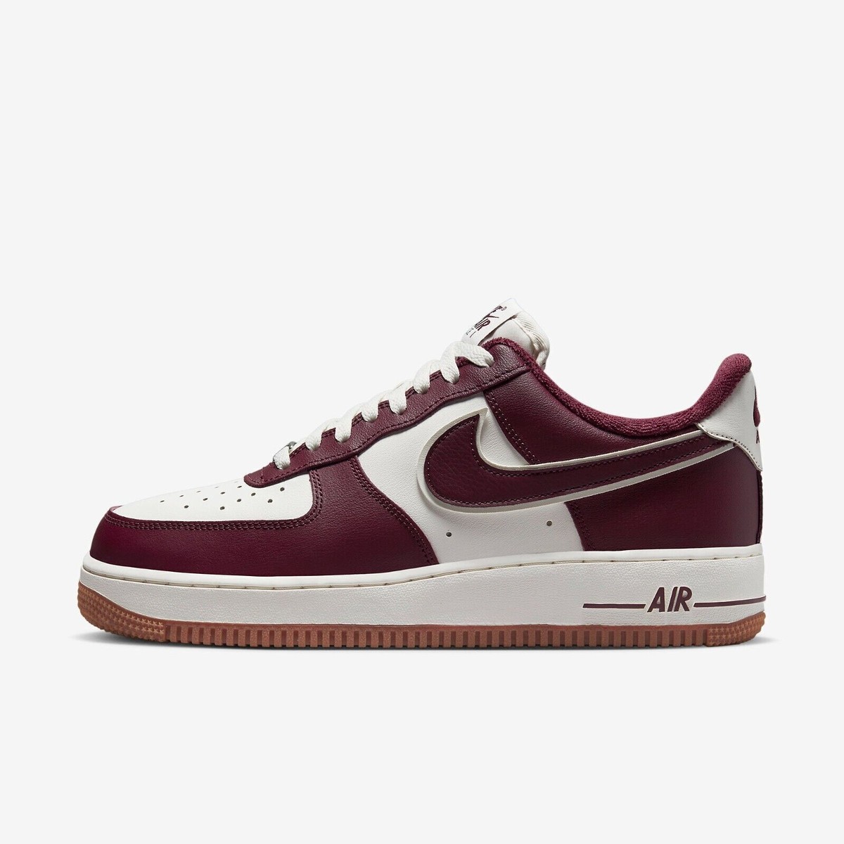 Nike Air Force 1 バーガンディ Nike Air Force 1 College Pack Burgundy White DQ7659-102