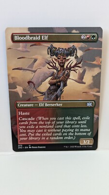 Bloodbraid Elf (Borderless) Double Masters 2022 Regular