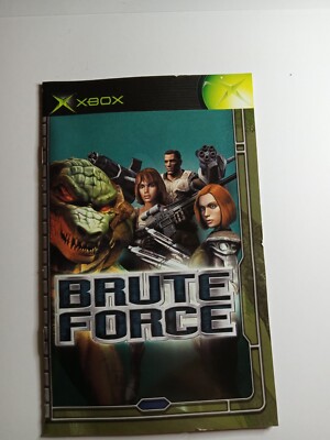 Brute Force Microsoft Xbox 2003 Complete w/ Manual -   CIB