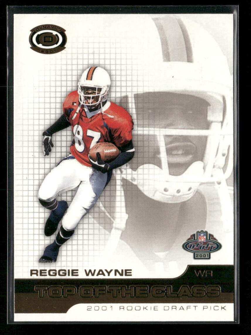 Reggie Wayne 2001 Pacific Dynagon #24 Top of the Class