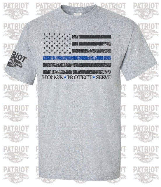 under armour thin blue line shirt
