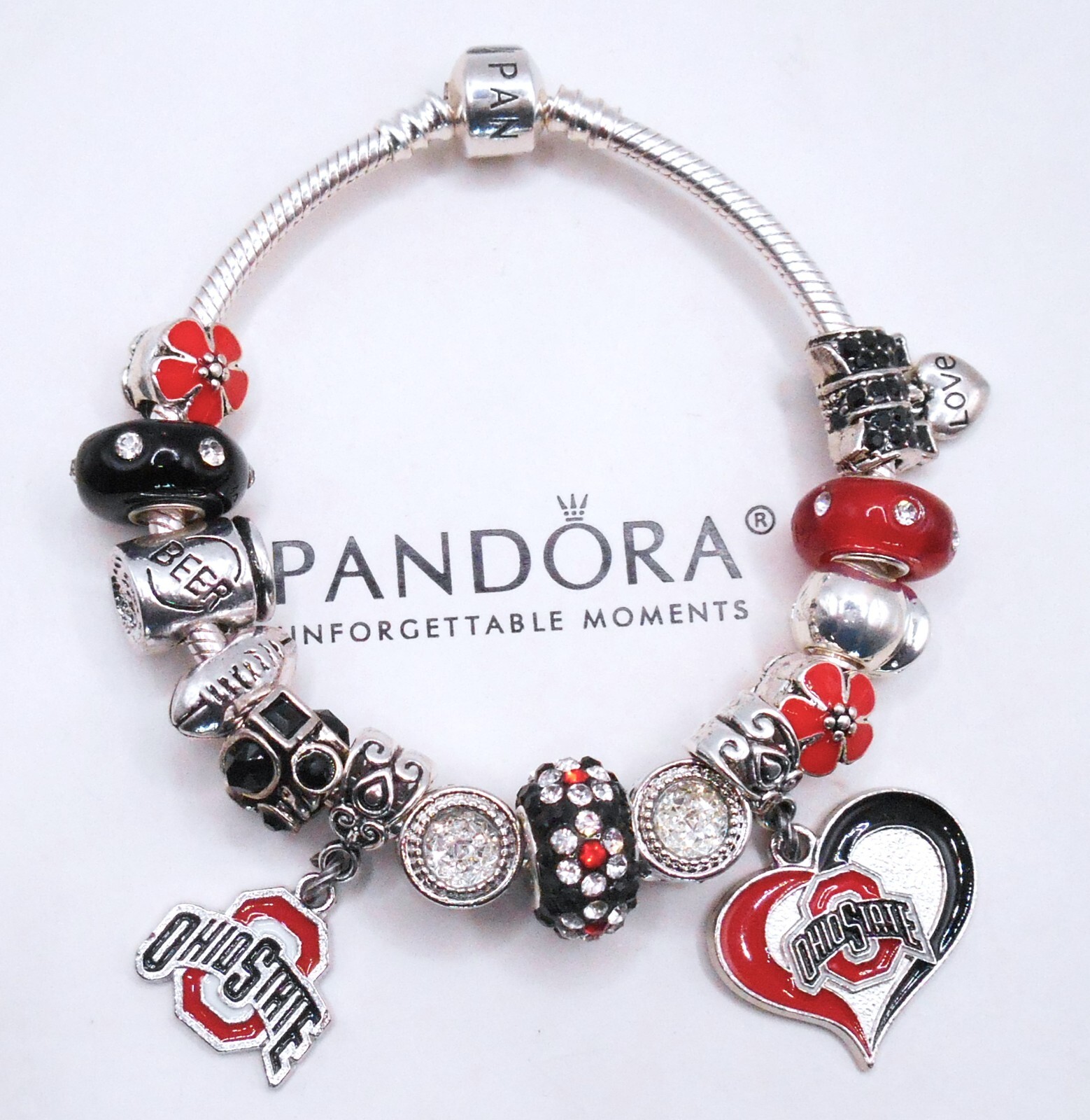 Ohio State Pandora Charm