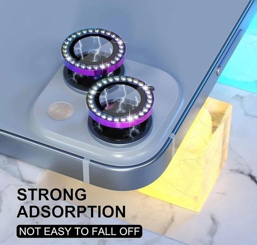 iphone 14 Camera Lens Glass Protector Diamond Crystal Ring Design For iphone 14 - Picture 43 of 57