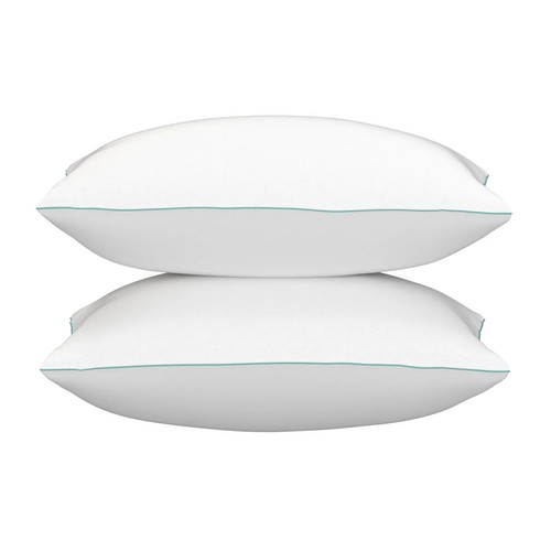 2-Pack Cooling Pillow, Cool-To-The Touch Fabric, Firm, Allergy Defense, Jumbo - Picture 3 of 6