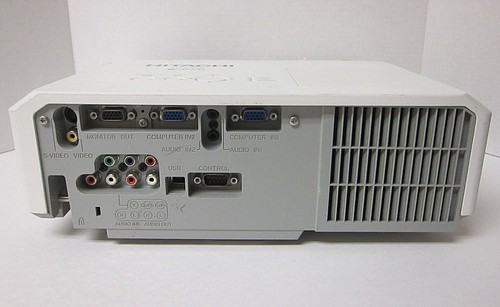 HITACHI 3LCD CP-X2010 Projector 720p 3.7A/1.8A 2200 Lumens w/ R007 Remote SKU B - Picture 9 of 12