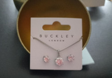 Image of Buckley London  Bauble Sparkle Solitaire Necklace & Earrings